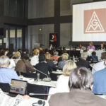 The Women's Committee meeting took place at IG Metall's headquarters in Frankfurt, Germany