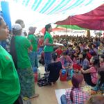 Manifestación de trabajadores de Yes 1 para exigir aumento salarial. Fuente: FTUM.