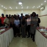 Young men and women receive HIV/AIDS workplace training at an IndustriALL workshop in Lusaka, Zambia